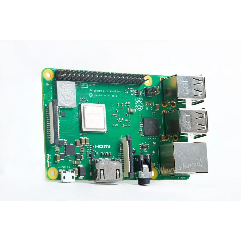 

Waveshare Raspberry Pi 3 Model B+, the Improved Version，1.4GHz CPU, low-power Bluetooth 4.2, POE Ethernet powered