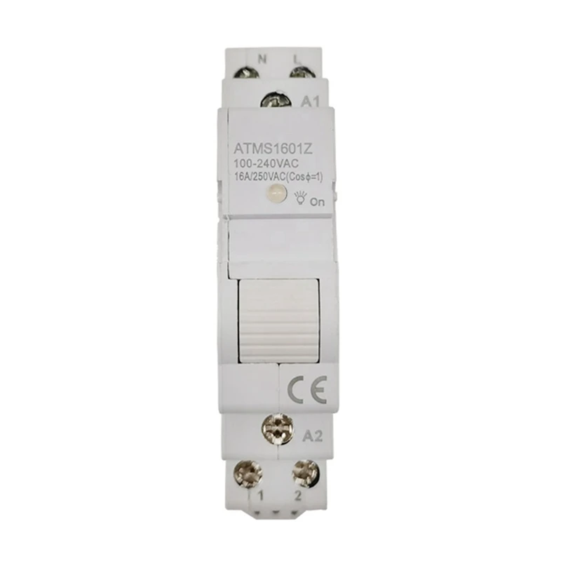 1 Pezzo Din Rail 1 P Single Pole Dry Contact Timer Relay App Telecomando Smart Timer Bianco