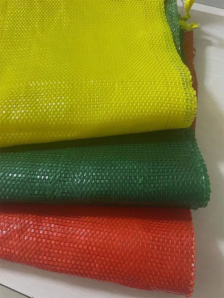 50pcs High Density Thickened Plastic Woven Mesh Bundle Pocket Corn Onion Potato Vegetable Poultry Packaging Woven Bag 4