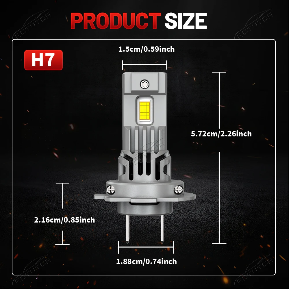 H7 LED 전구 H4 자동차 헤드라이트 CANBUS 1500W 고출력 자동차 조명 6500K 미니 무선 터보 팬 자동차 LED 헤드램프 12V