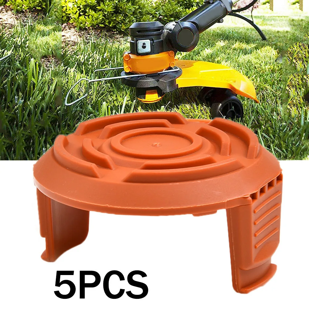 

5pcs Spool Cap Garden Power Tool Accessories Cordless Trimmer Edger Replacement Parts For Worx GT Models WA6531