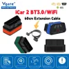 Vgate iCar2 Car Diagnostic OBD OBD2 ELM327 Wifi Scanner Auto Tool Extension Cable Bluetooth iCar 2 v2.2 Code reader PK elm V1 5 1
