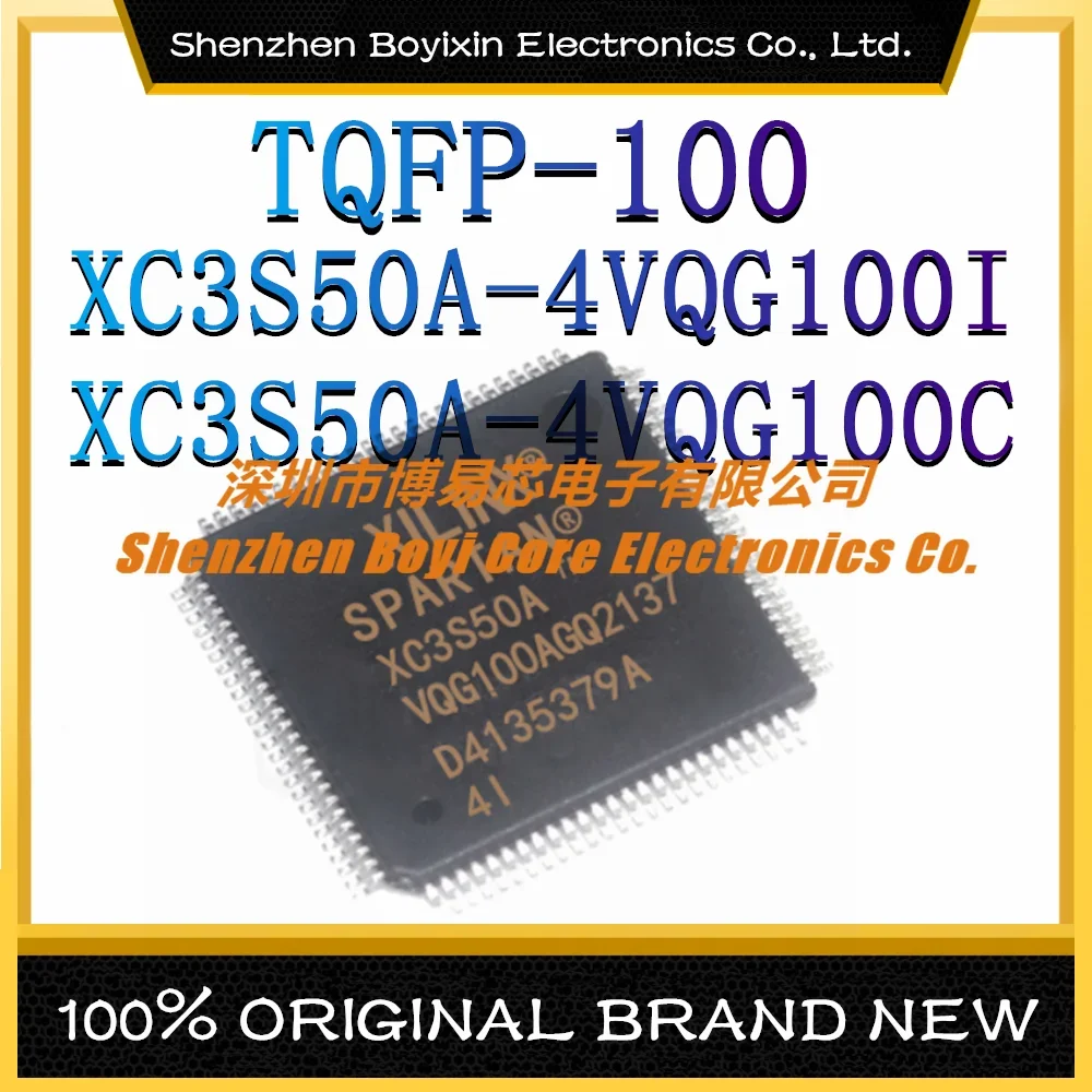 XC3S50A-4VQG100I XC3S50A-4VQG100C Package: TQFP-100 Programmable Logic Device (CPLD/FPGA) IC chip xc3s100e 4tqg144i xc3s100e 4tqg144c xc3s100e 5tqg144c xc3s100e xc3s100 xc3s xc3 xc ic mcu cpld fpga chip tqfp 144