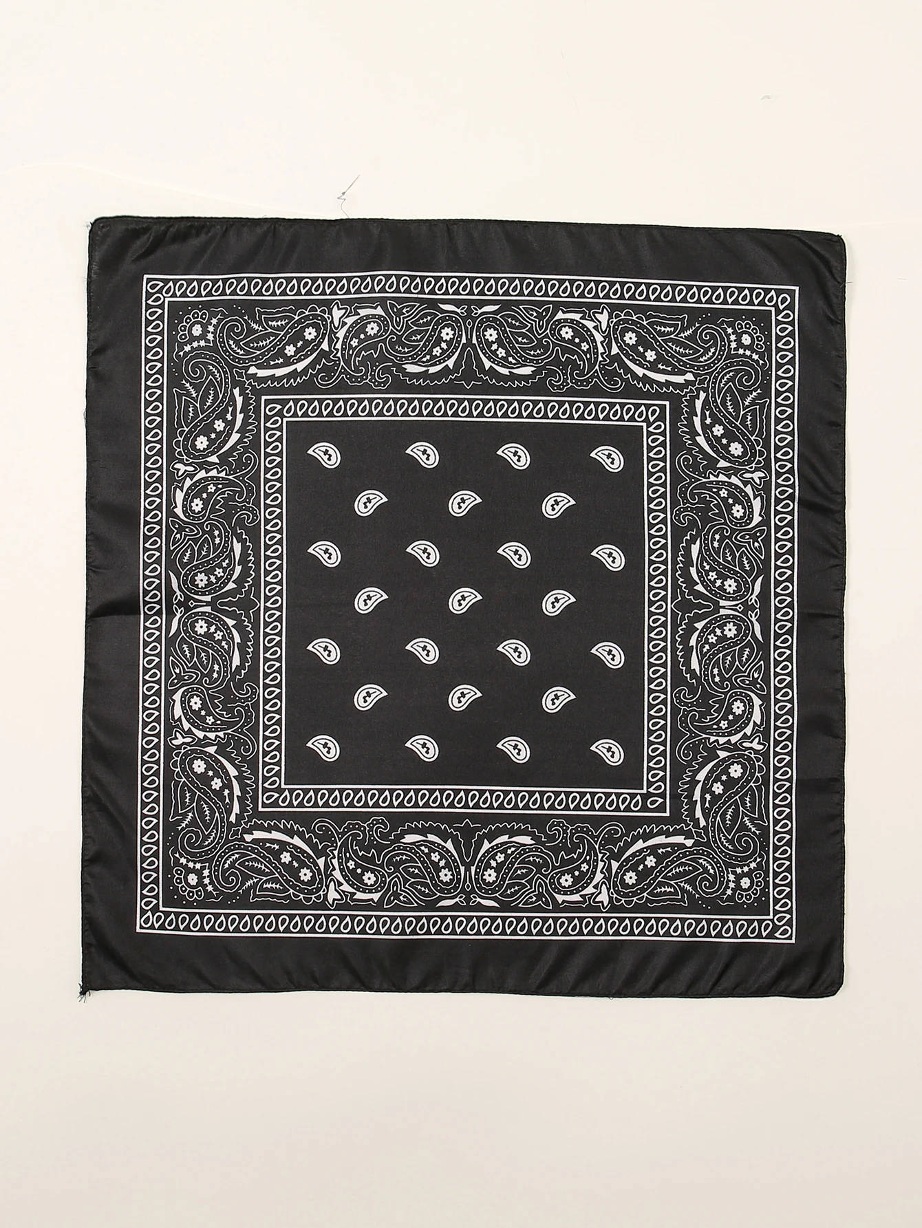 54cm*54cm Fashion Cotton Hip Hop Head Scarf Paisley Square Scarves Headwear Bandanna Hair Band Neck Wrist Wrap Band Accessories 5