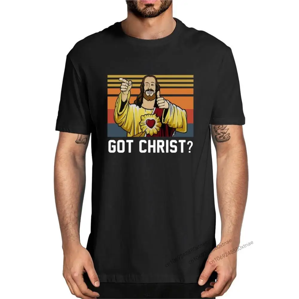 

Unisex Got Christ Jesus Buddy Christ Funny Comedy Movie Vintage Men's100% Cotton T-Shirt Women Top Tee Gifts Classic