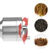 44/56mm Manual Tobacco Grinder Aluminum Spice Pepper Mill Fine Grinding Powder Herbal Crusher with Container Smoking Accessories 5