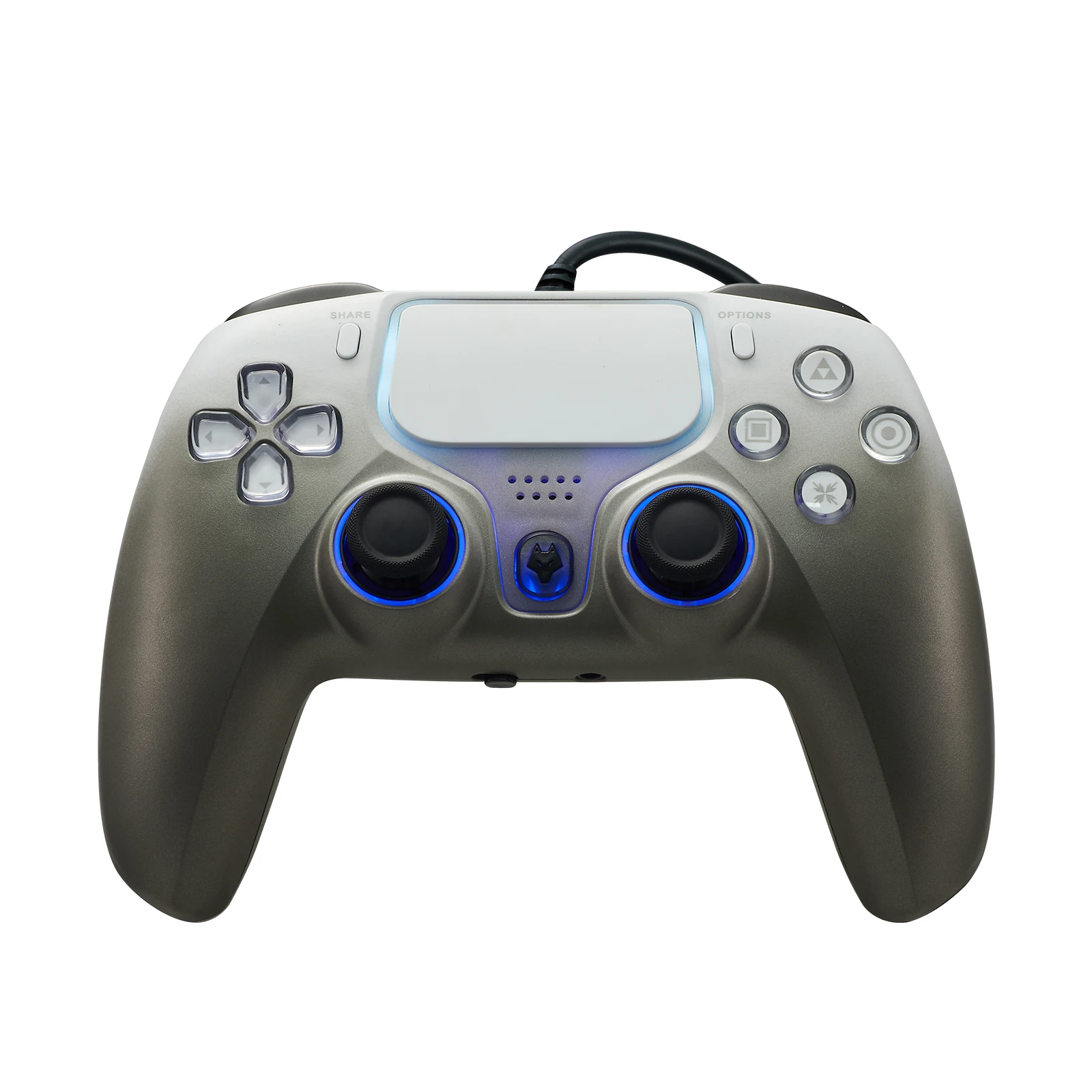 DOYO 有線ゲームコントローラー PS4/PS5/PC 対応 - モーションセンシングホールトリガー デュアル振動サポート