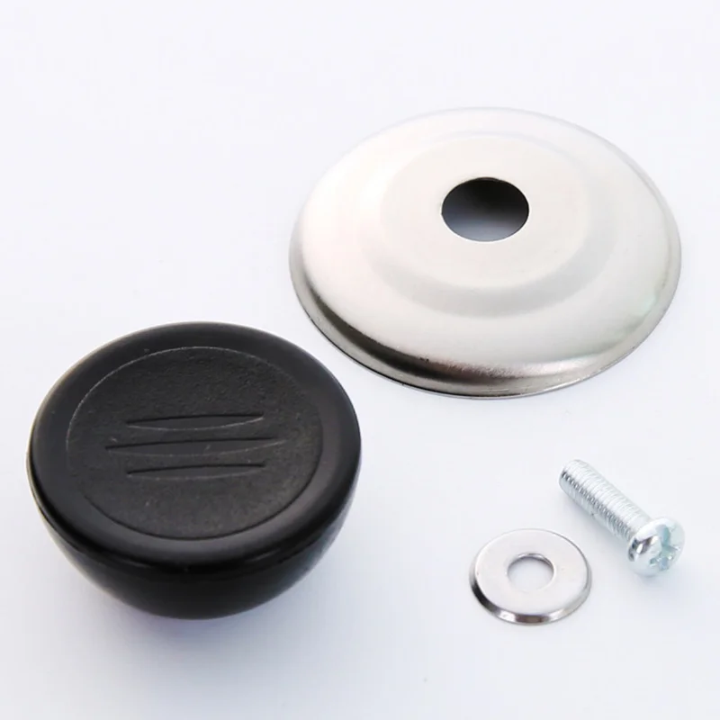 Pot Lid Handle 1/3pcs Replacable Pot Lid Handle Heat-resistant Plastic Glass Pot Button Universal Lid Cap Bead Cover Accessories
