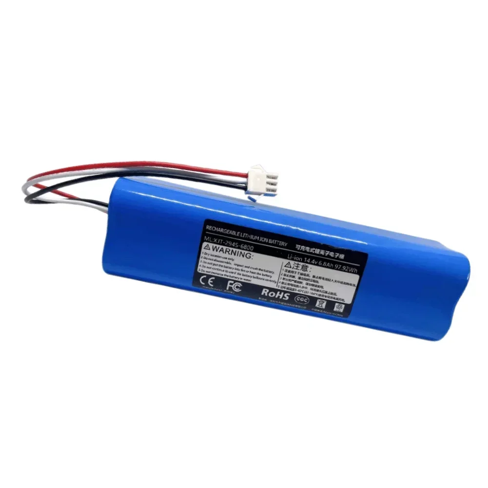 Rechargeable Battery Vacuum Cleaner Battery Suitable for Lydsto R1 Rodmi Eve Plus M7 Pro M8 Pro M9 U6 vacuum cleaner 6800Mah original rechargeable lithium-ion battery