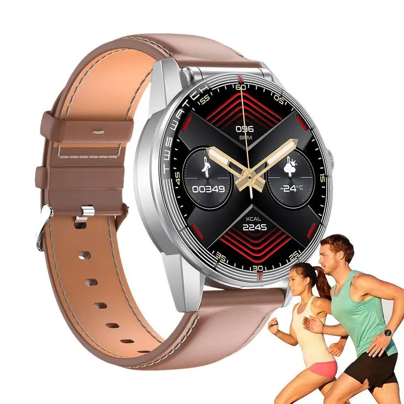 

Round Fitness Watch Health Monitoring Round Sports Watch IP67 Waterproof Smart Sports Watch For Walking Cycling Hiking Yoga