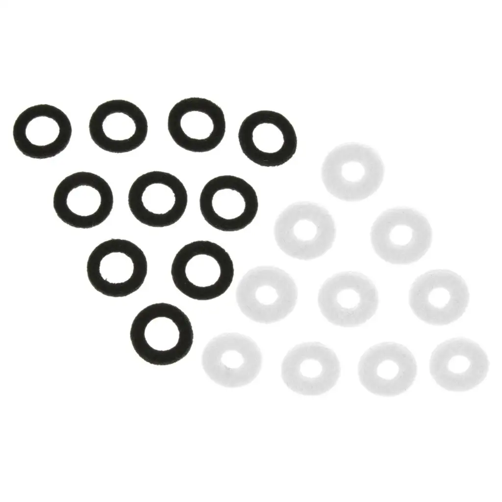 10 Pieces Trumpet Felt Washers for Brass Instrument Protection