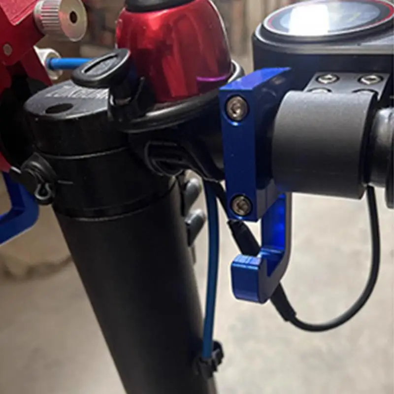 Motorcycle Handlebar Storage Hook Scooter Luggage Bag Hanger Helmet Claw Hook Storage Bag Aluminum Holder For Electric Vehicles