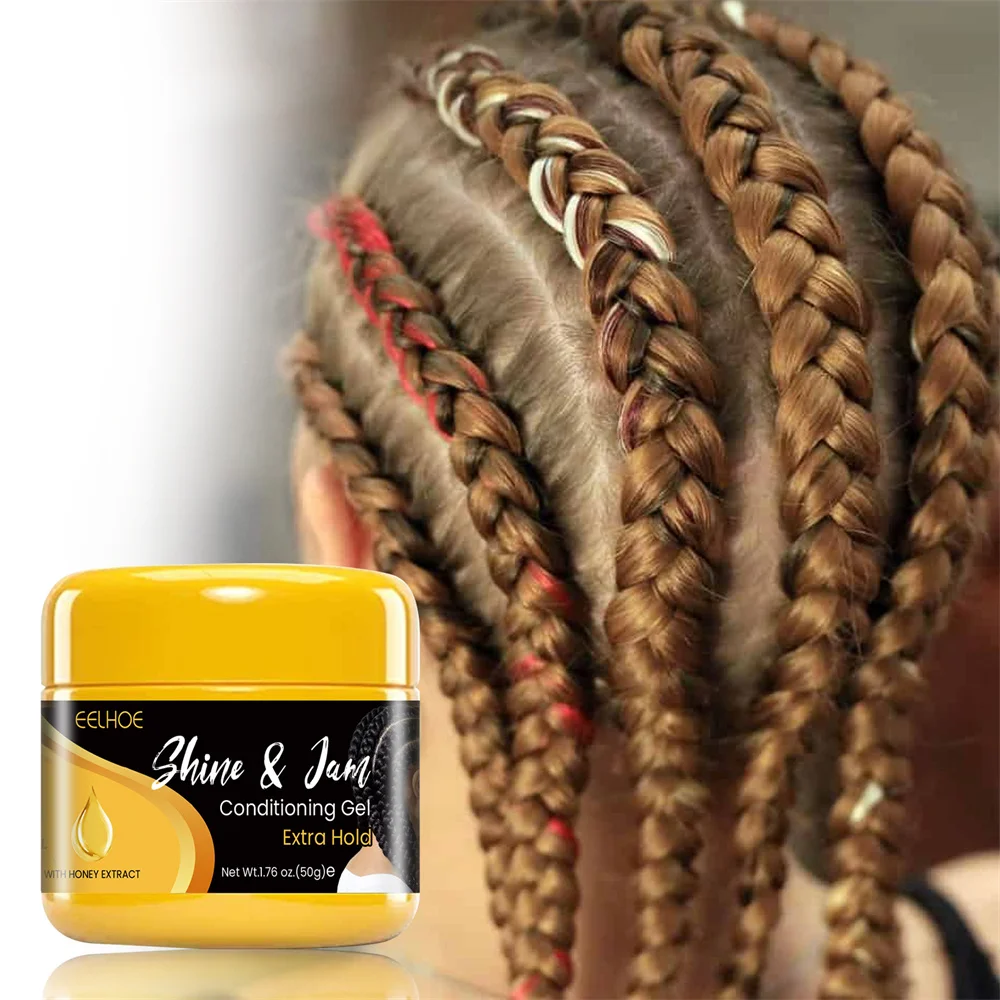 Description Picture 6 of itemDirty Braided Hair Gel Styling Long Lasting Fluffy Quick Dry Natural Shaping Wax Shaping Cream Hair Stickers Styling Tools