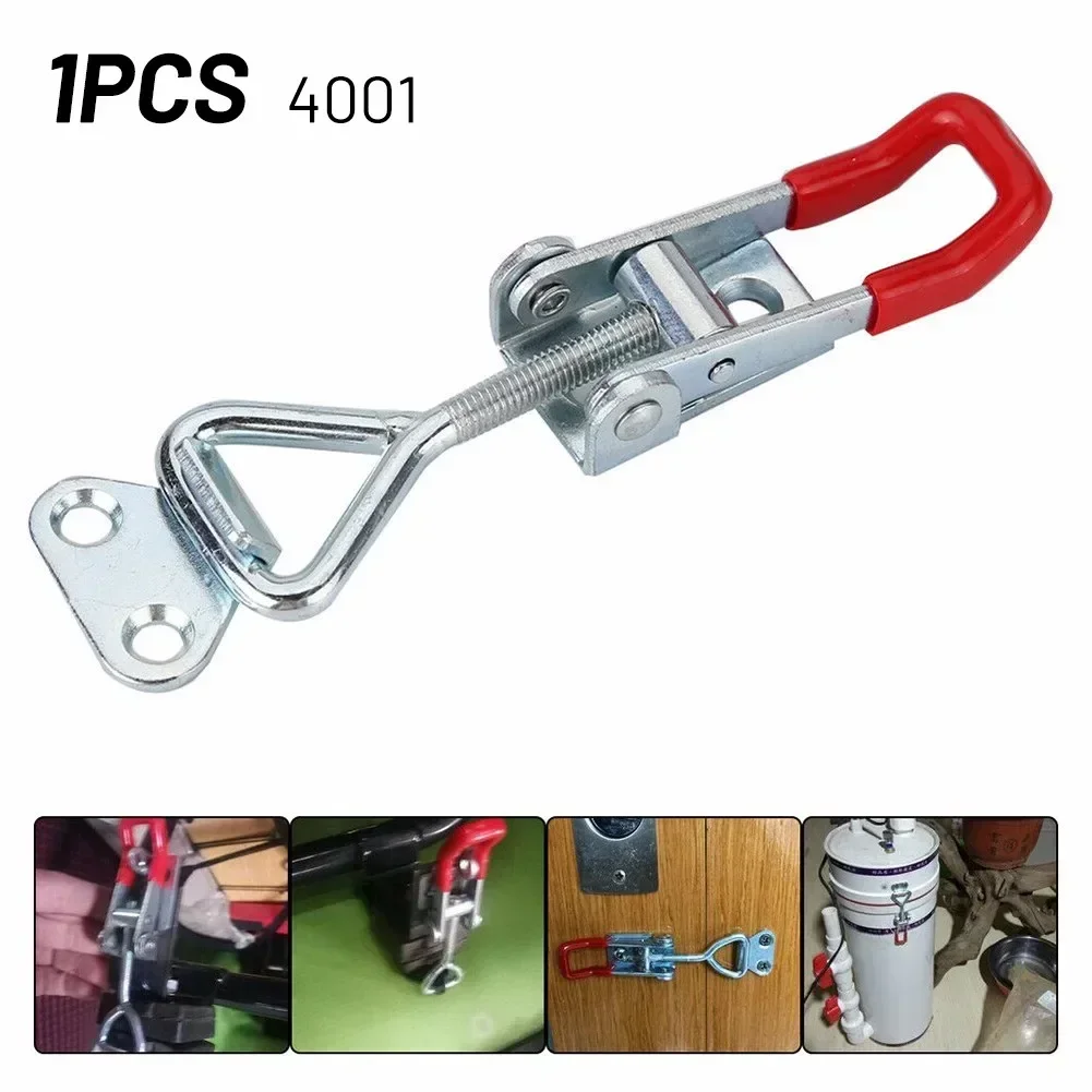 Toggle Latch Catch Toggle Clamp Adjustable Cabinet Boxes Lever Handle Lock Hasp For Sliding Door Furniture Hardware lever lock
