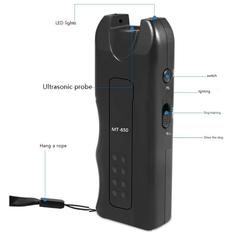 Ultrasonic Dog Repeller Chaser Stop Bark Trainer Electronic Device