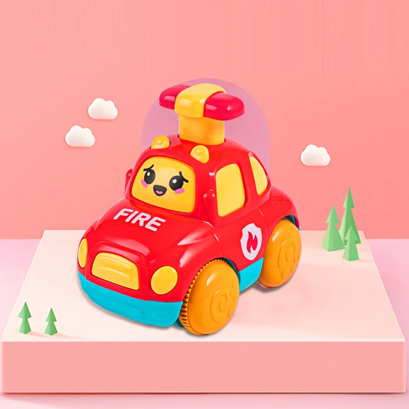 Baby Toy Cars for Boys and Girls Press and Go Cartoon Educational Toy Kids  NEW