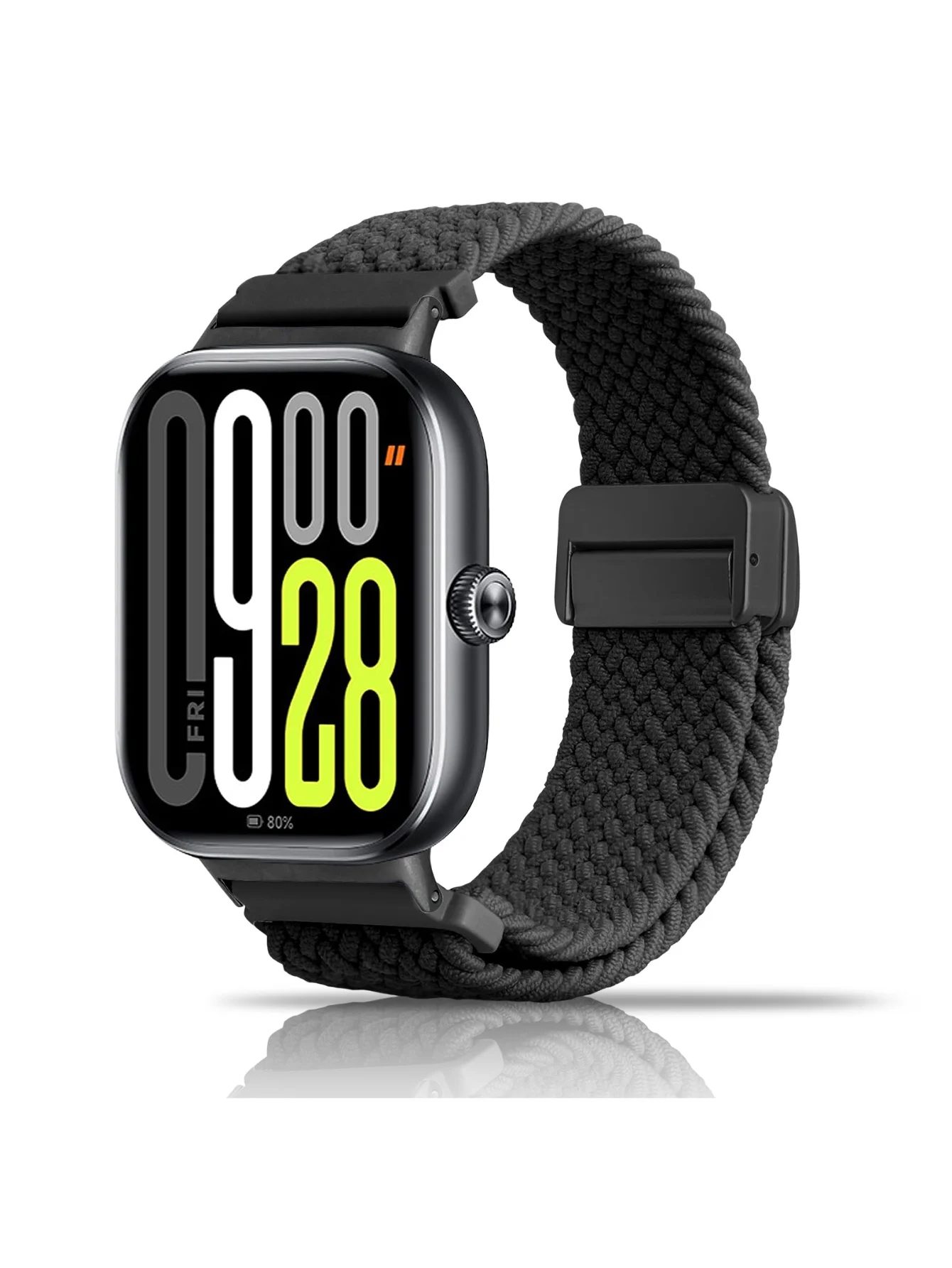 Magnetic Braided Nylon Adjustable Sport Strap - Solo Loop Bracelet