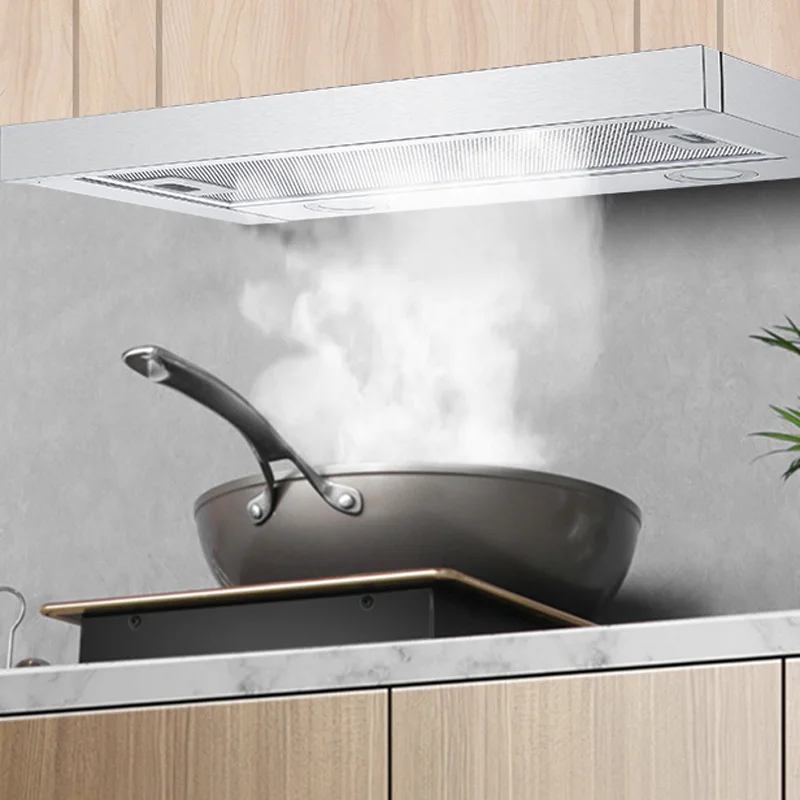 Range Hood For Kitchen Rental RoomTop Suction Kitchen Drainage Kitchen Ventilator Large Suction Exhaust Hood Pull Easy to Clean 6