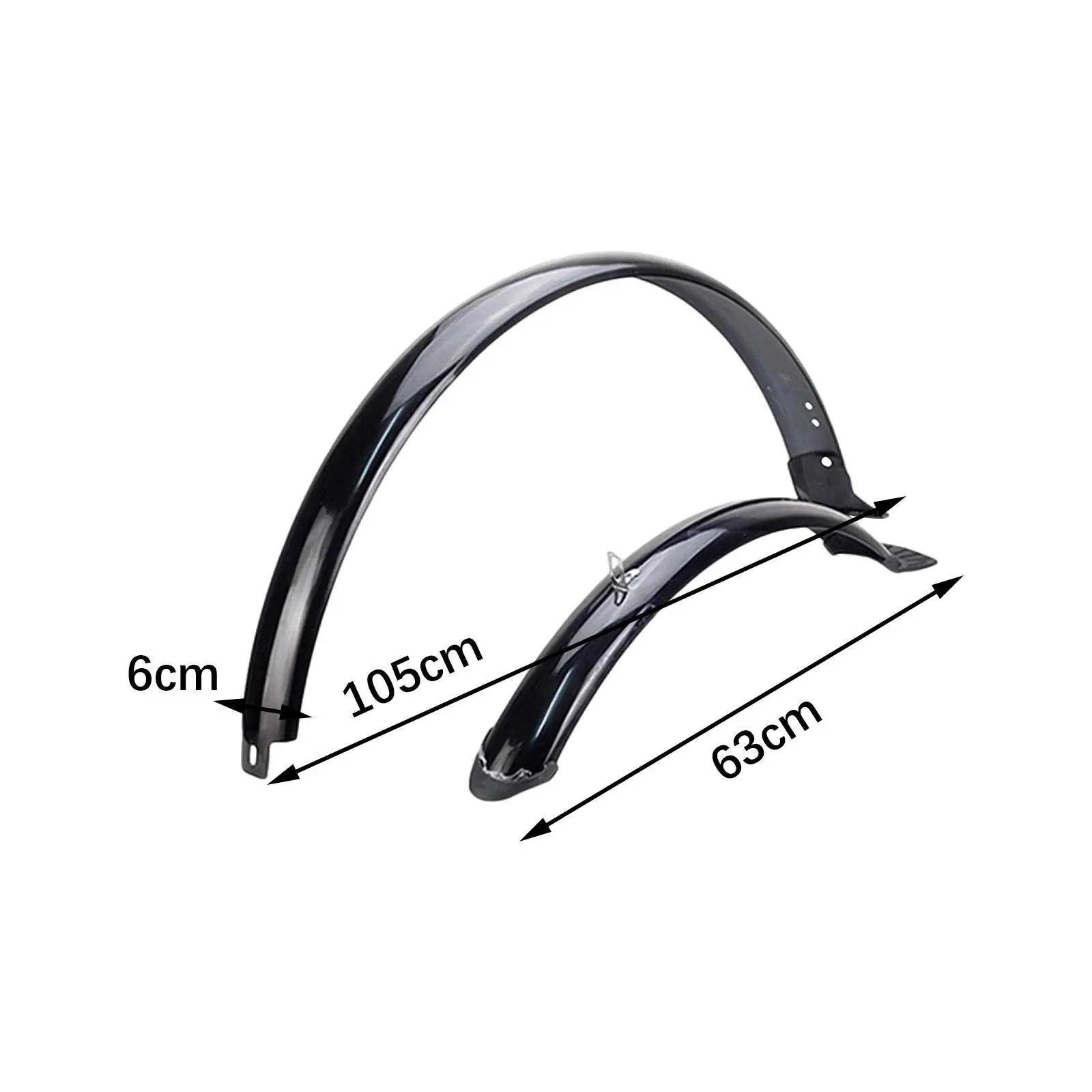 Bike Front Rear Fenders for 26 inch Tires Wheel Protection Bike Mudguards for Fittings Biking Road Bikes Riding Mountain Bikes