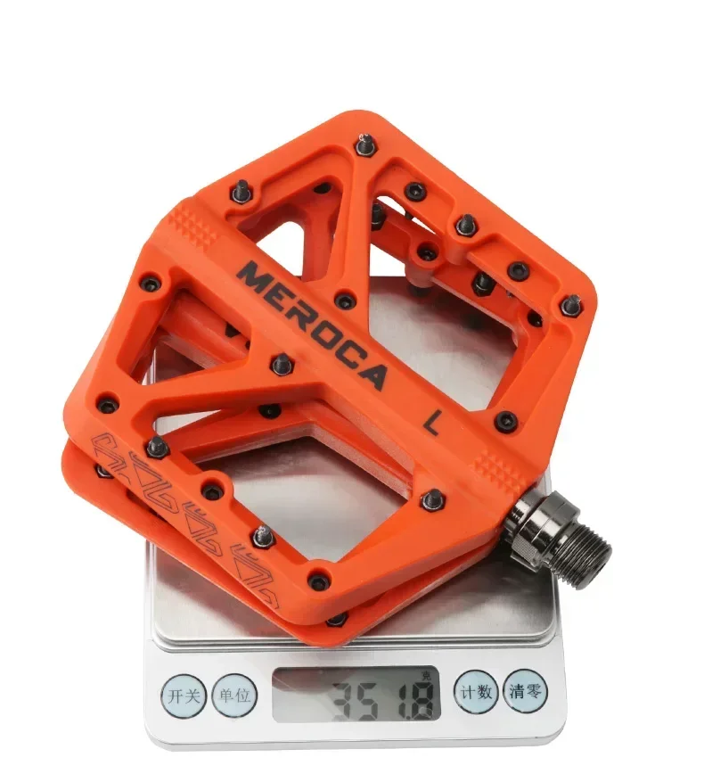 Ultra-Light Nylon Fiber Bicycle Pedal with Sealed Bearings