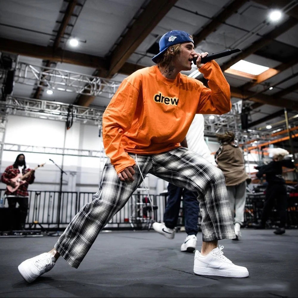 Drew House Graphic t shirts Justin Bieber tshirt Men Or Women Pure