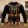 Men's Hoodie Eygpt Anubis Design Hoodies 3D Print Graphic Tops Autumn Long Sleeve Pullover Streetwear Hooded Hoodie Men Clothing 3