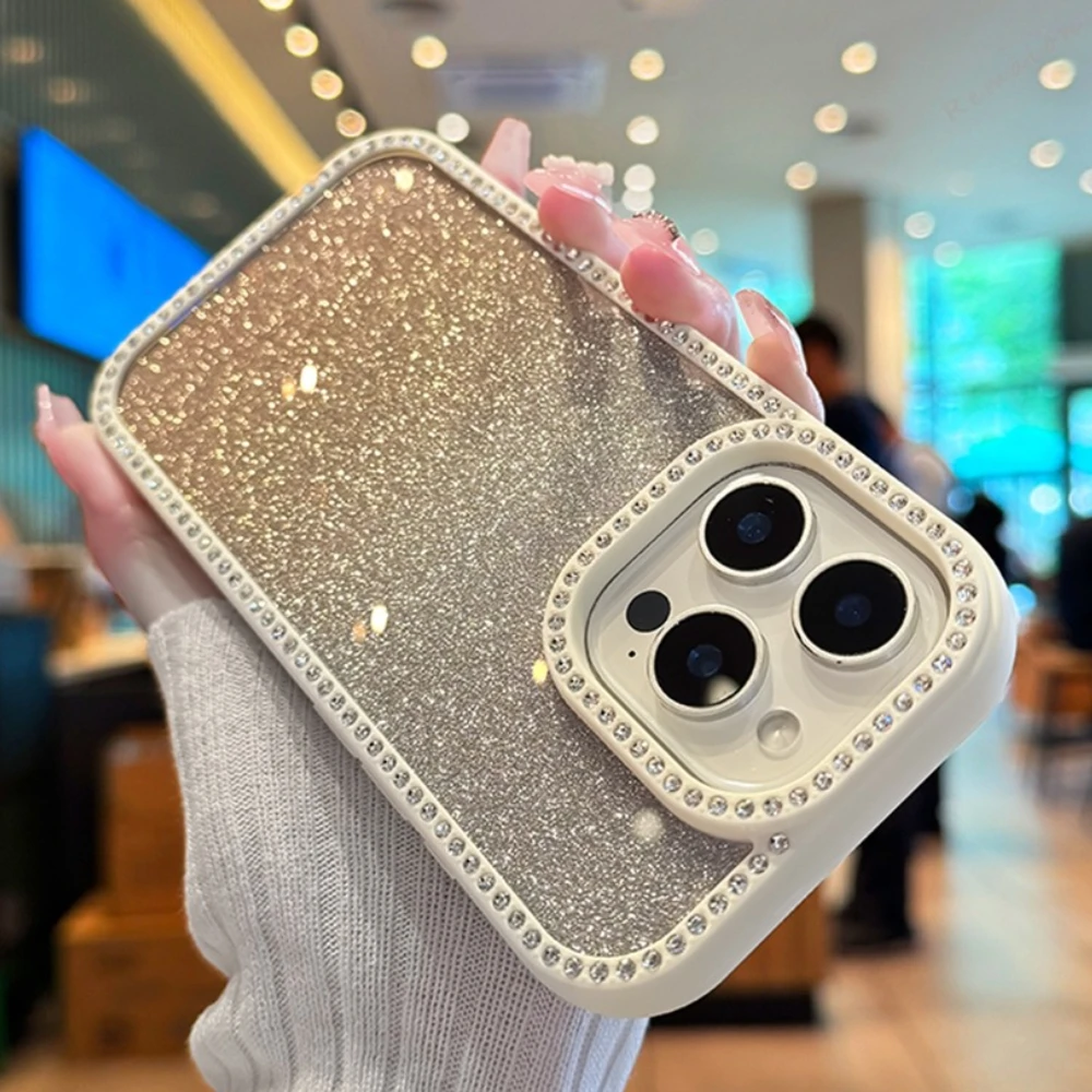 Luxe Bling Glitter Shockproof Transparent Phone Case