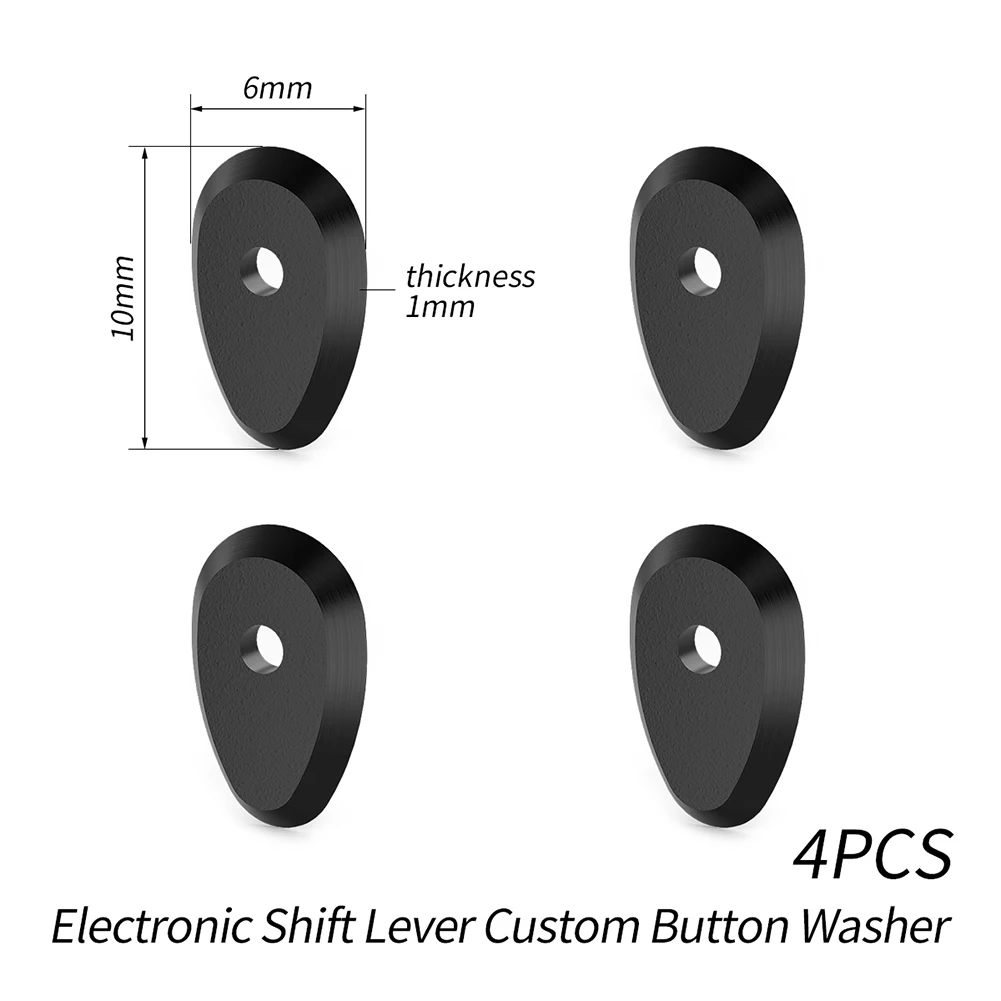 RISK Road Bicycle Electronic Shift Lever Custom Button Washer for UT8170 / DA9270 Bike Derailleur System, 3D Printed Polymers