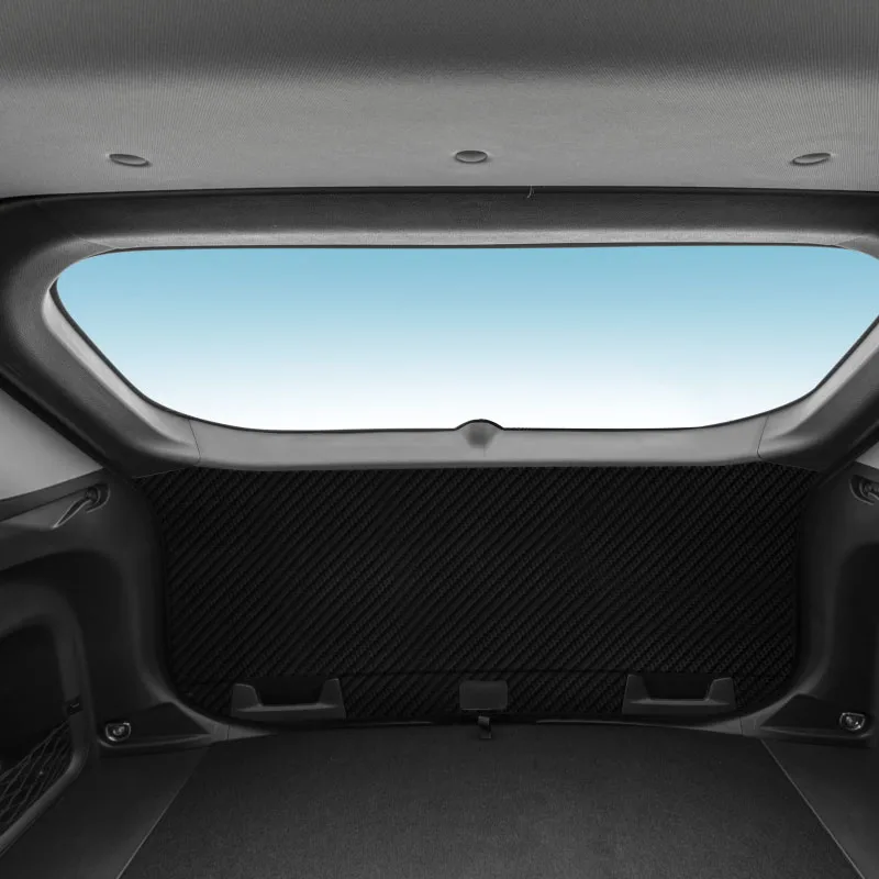 Car Anti-kick Carbon Trunk Pad For Toyota RAV4 XA40 XA50 2016-2025 Weather Dustproof Protect Tailgate Sticker Auto Accessories