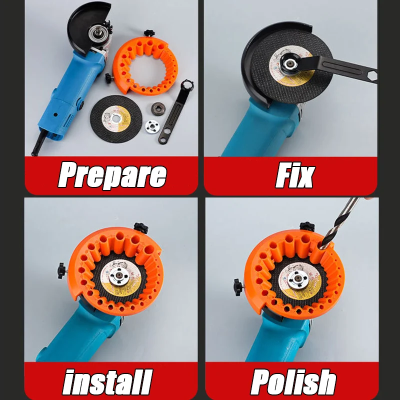 Drill Bit Sharpener Upgrade 118 Degree Angle Grinder Drill Bit Sharpener Power Drill Bit Grinding Tool for 2-13mm Bits Powered Tool Part