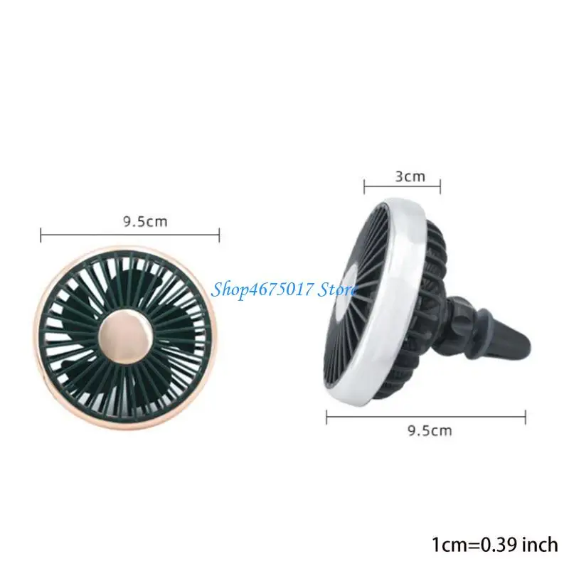 SUV 차량용 LED 강한 바람을 갖춘 H4GA USB 전원 3단 자동차 공기 냉각 팬