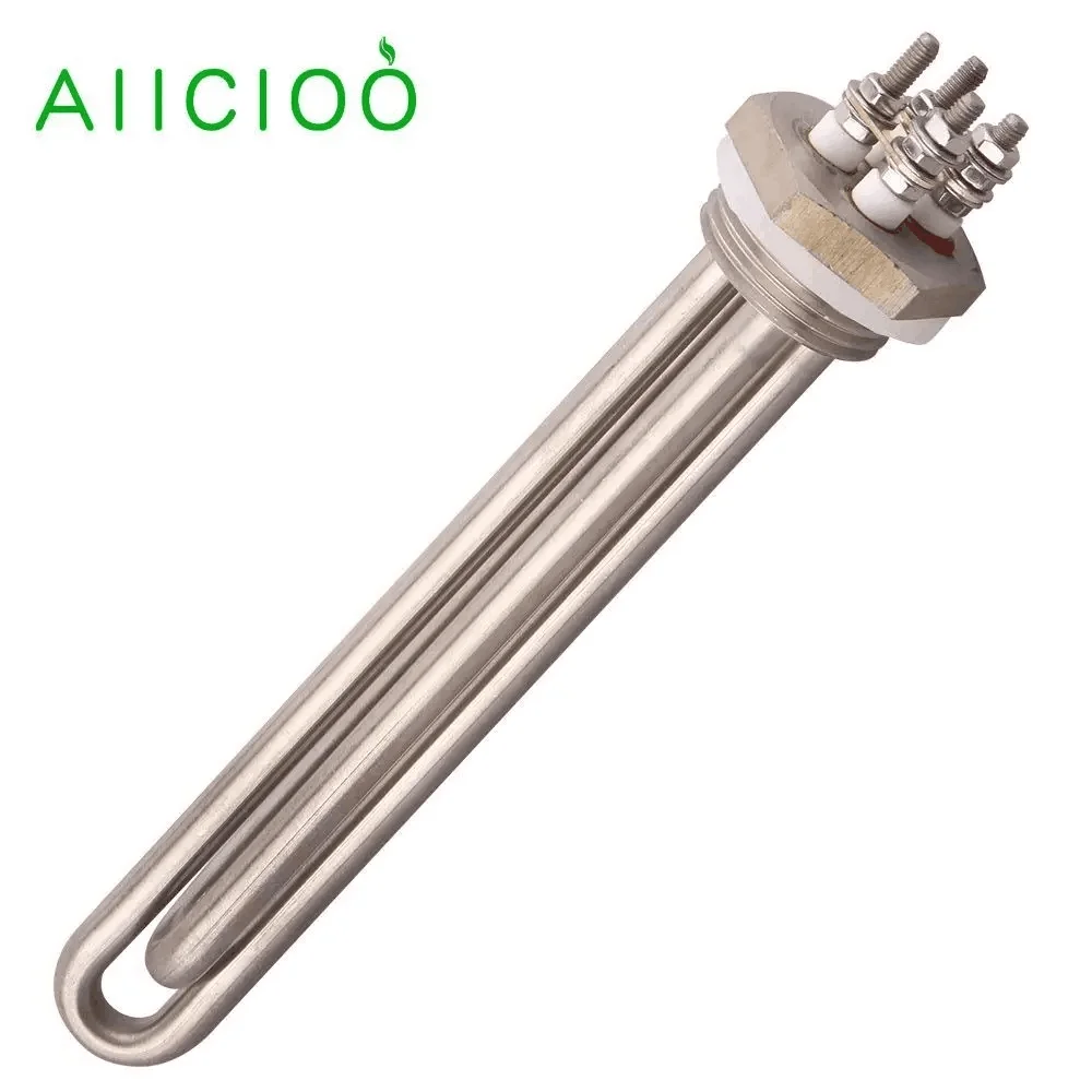 Aquecedor Tubular Elétrico dc Imersão Elemento de Aquecimento de Água Solar Water Heater Resistance Sus304 700w 12v