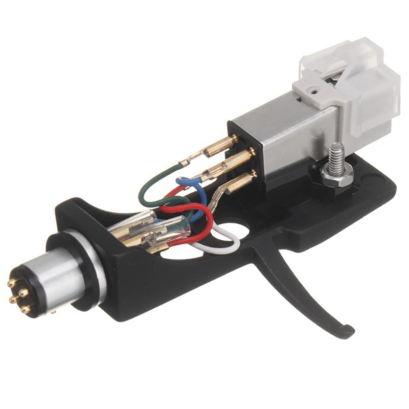 

RISE-2X картридж со стилусом с вращающейся головкой, 4-контактные контакты для фотограммофона, виниловая игла LP