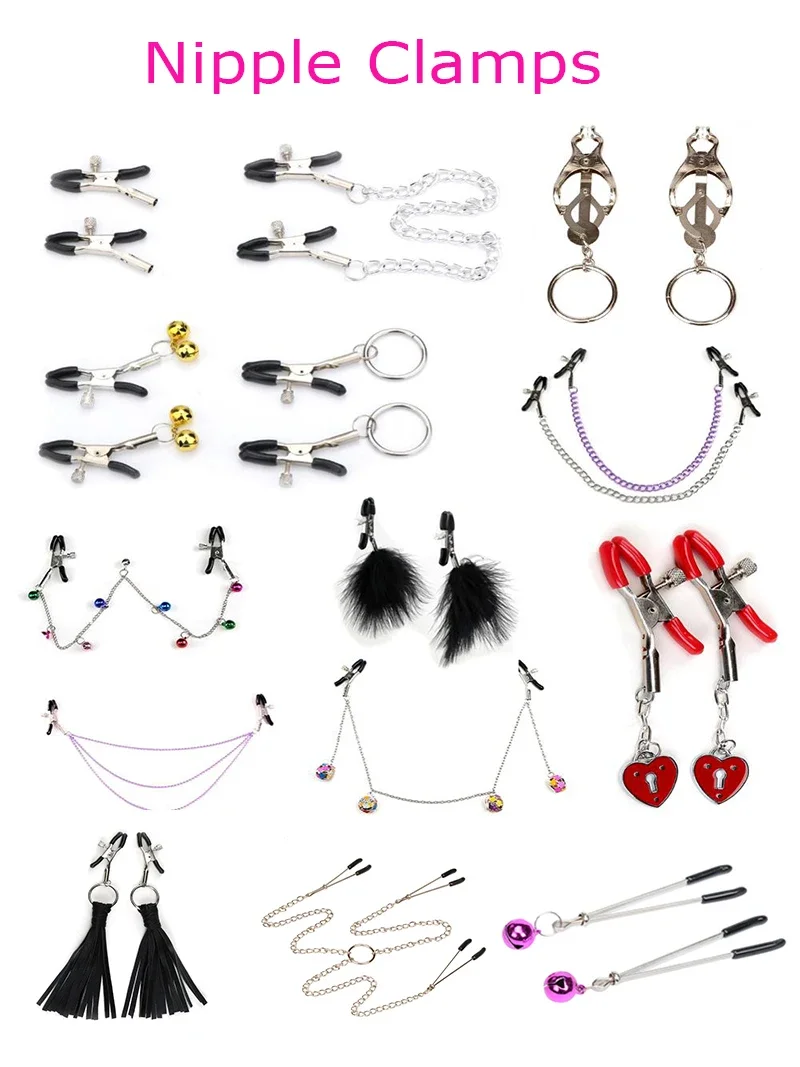 Nipple Clamps Sex Toys For Women Breast Masturbators Adult Games Slaves Bdsm Bondage Fetish Exotic Accessories For Couples sex party toys erotic sex toy sex toys nipple clamp sex bondage toys