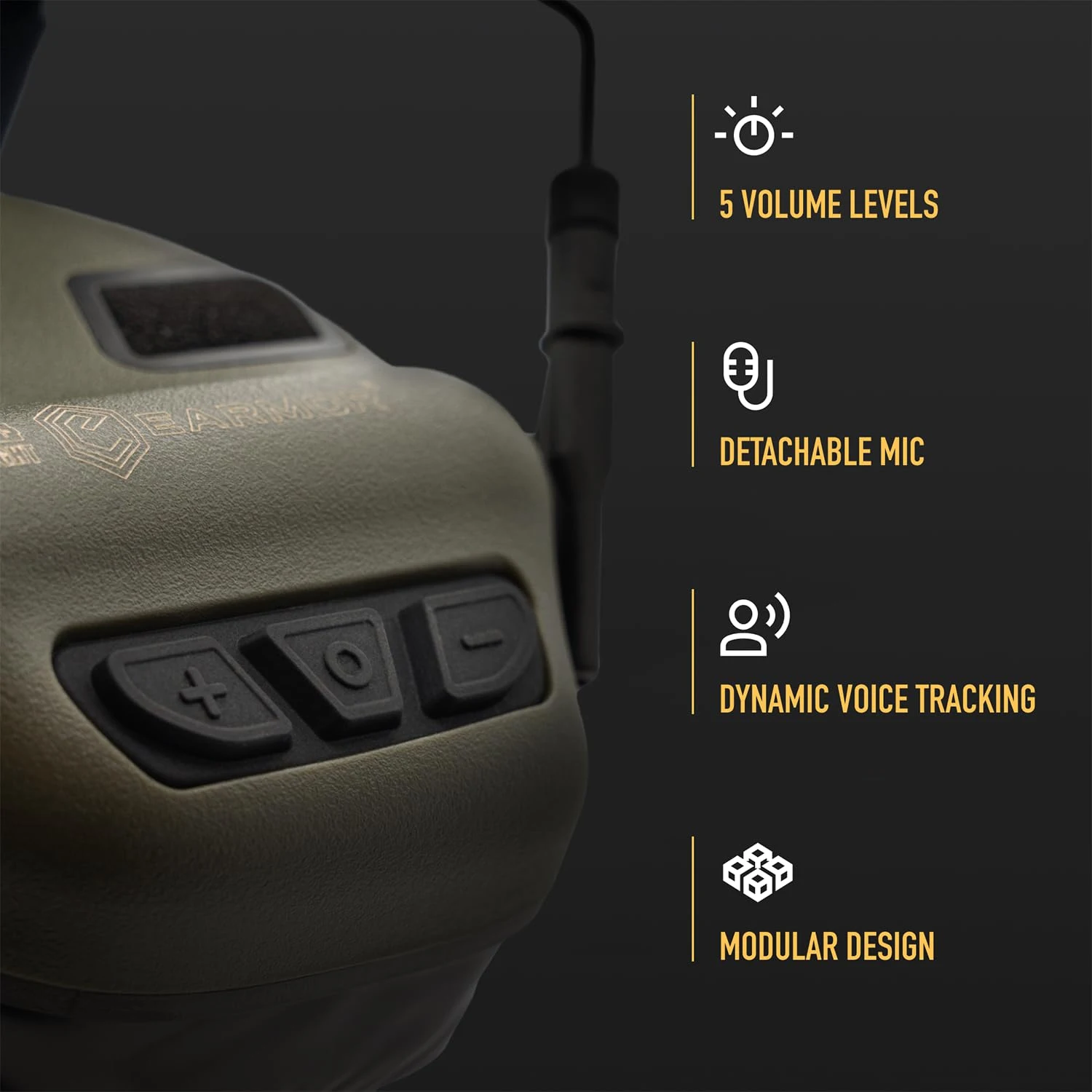 Upgrade EARMOR M32SE Tactical Helmet Headphones Electronic Shooting Earmuffs Equipped with ARC Helmet Rail Adapter
