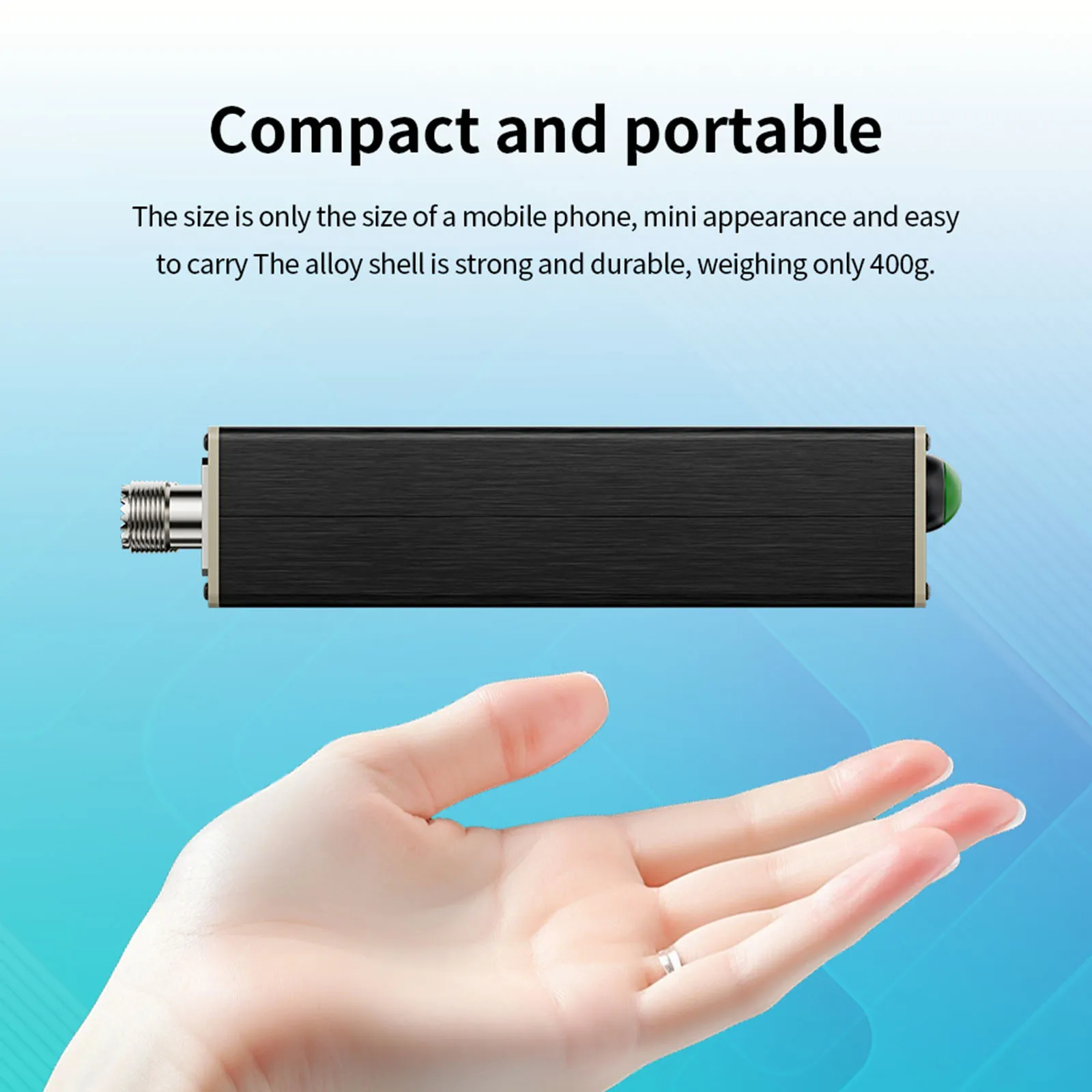 ATU-100 Pro+ 자동 안테나 튜너 1.8-55MHz 다기능 안테나 튜너 0.96인치 디스플레이 튜닝 유닛
