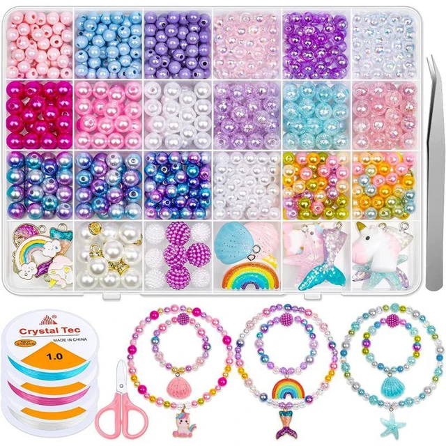 Kit Beads Bracelets Necklaces  Kit Making Bracelets Beads - Diy Jewelry  Making Kit - Aliexpress