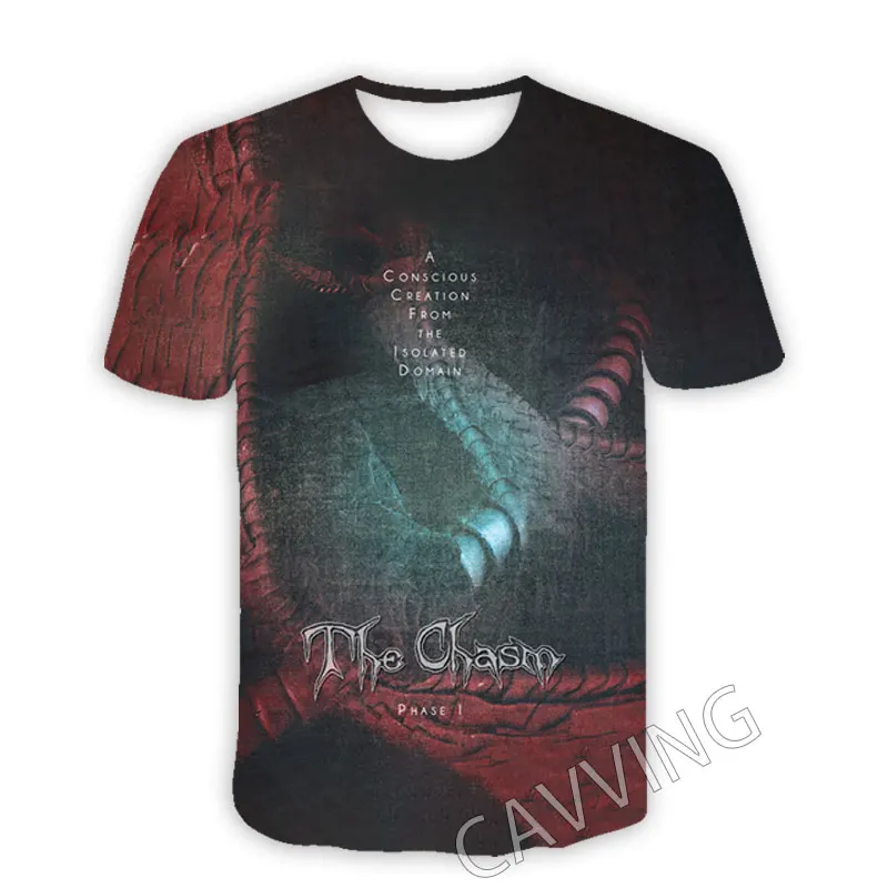 

Повседневные футболки с 3D принтом группы The Chasm, Стильные топы в стиле хип-хоп, модная одежда для женщин/мужчин