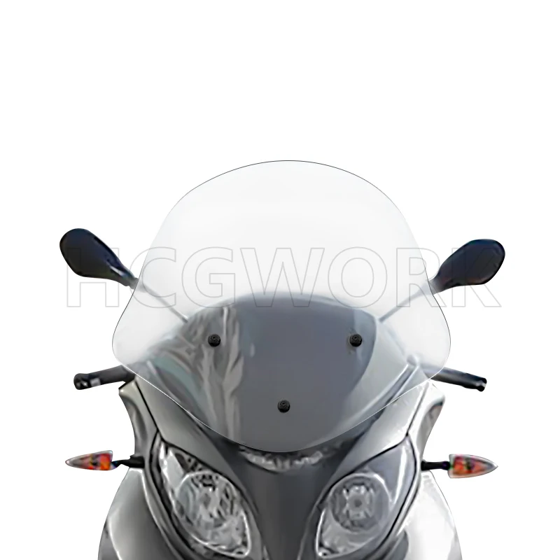 

Motorcycle Accessories Windshield Hd Transparent Heighten for Piaggio Mp3