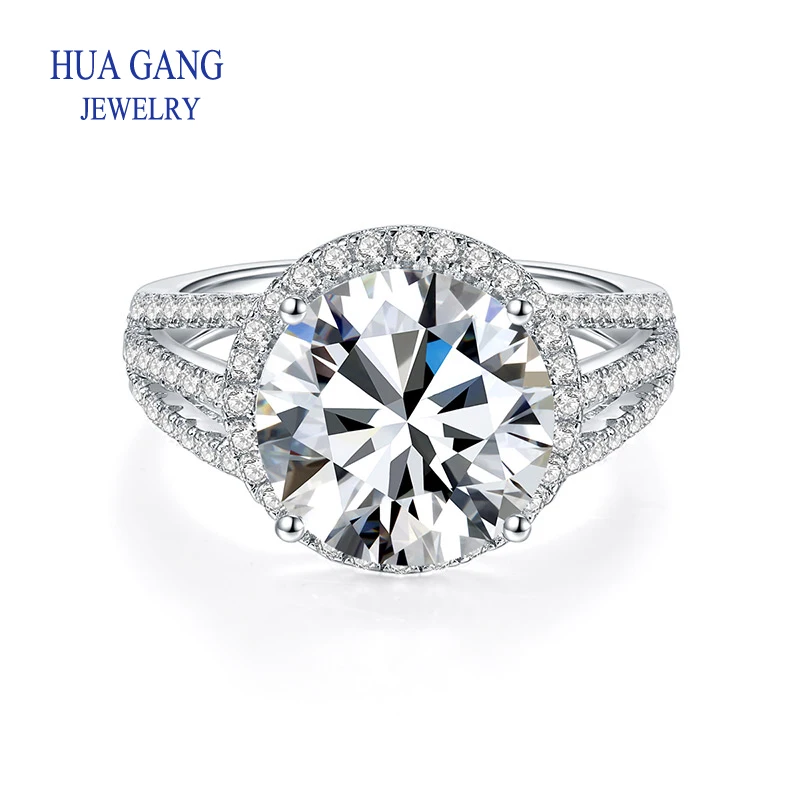 FashionJewelryManufacturerWomensilver925rings5ctMoissaniteLabs