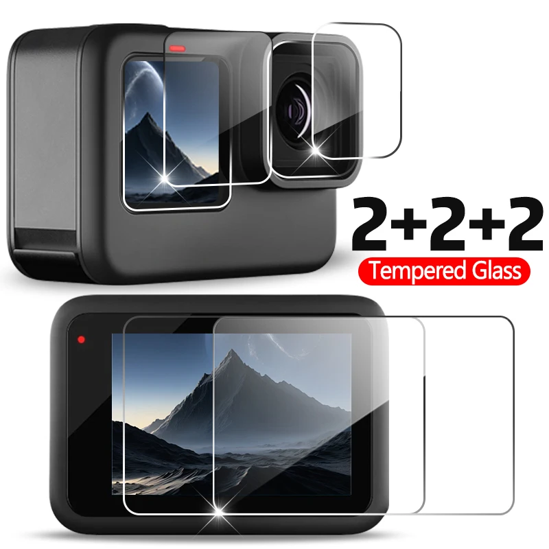 Ultra-HD Tempered Glass LCD Screen Lens Protector - Anti-Scratch Film