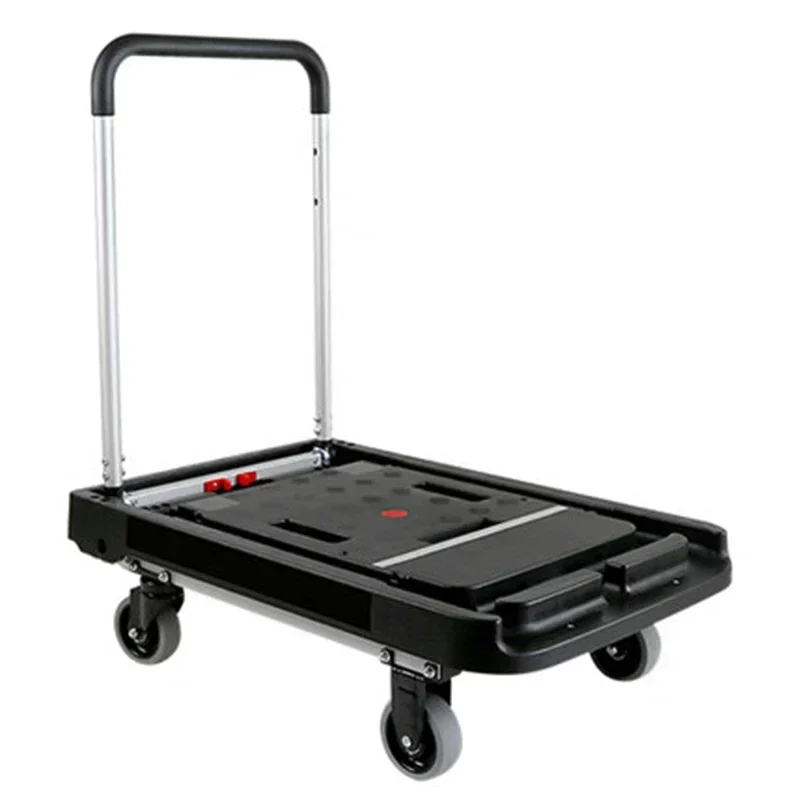 

New Heavy Duty Portable Flatbed Trolley Carts Four Wheels Transport Lightweight Hand Carts ZH250