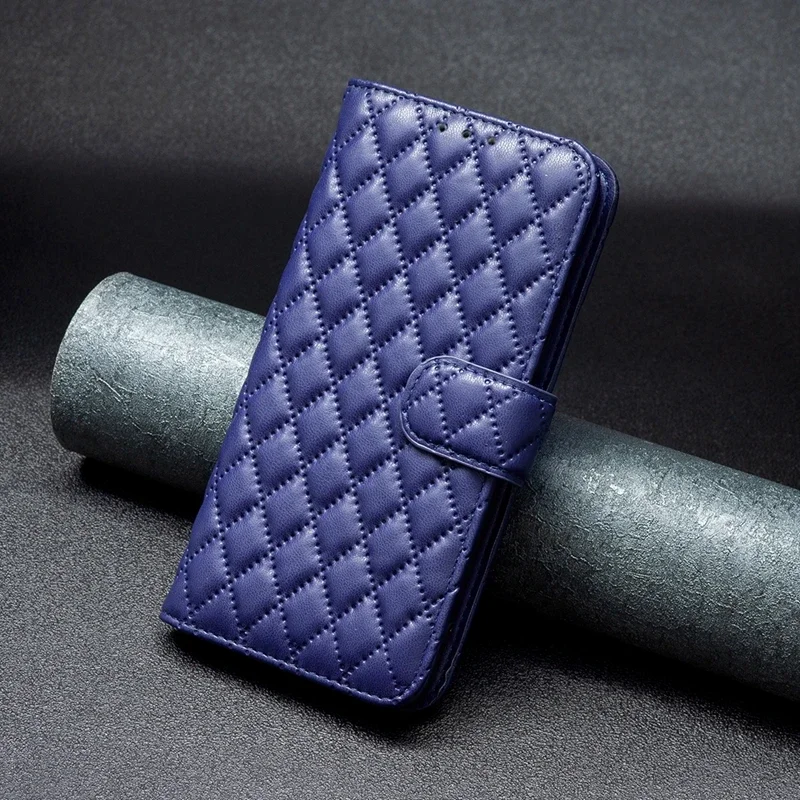 Elegant Magnetic Flip Leather Wallet Case with Fragrance Feature