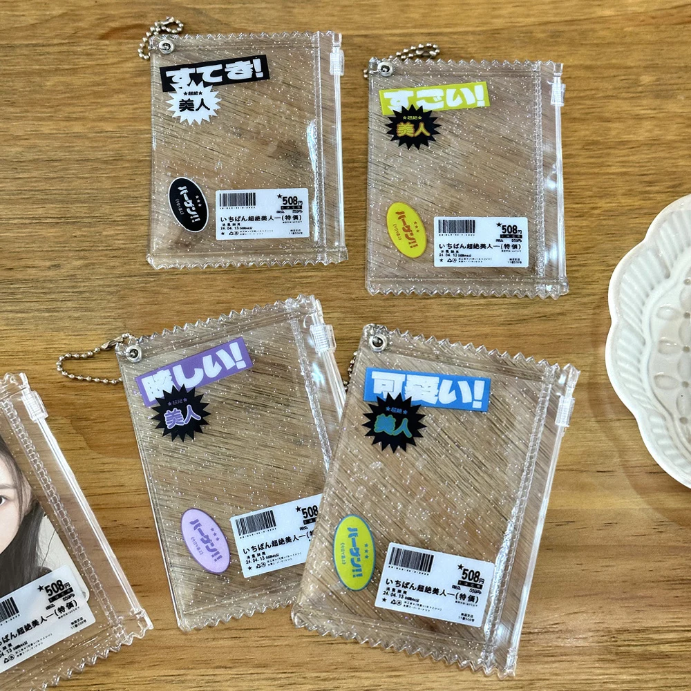 Candy Bag Kpop Card Sleeves Photocard Holder Japanese Card Films Game Cards Protector Badge Display Bag