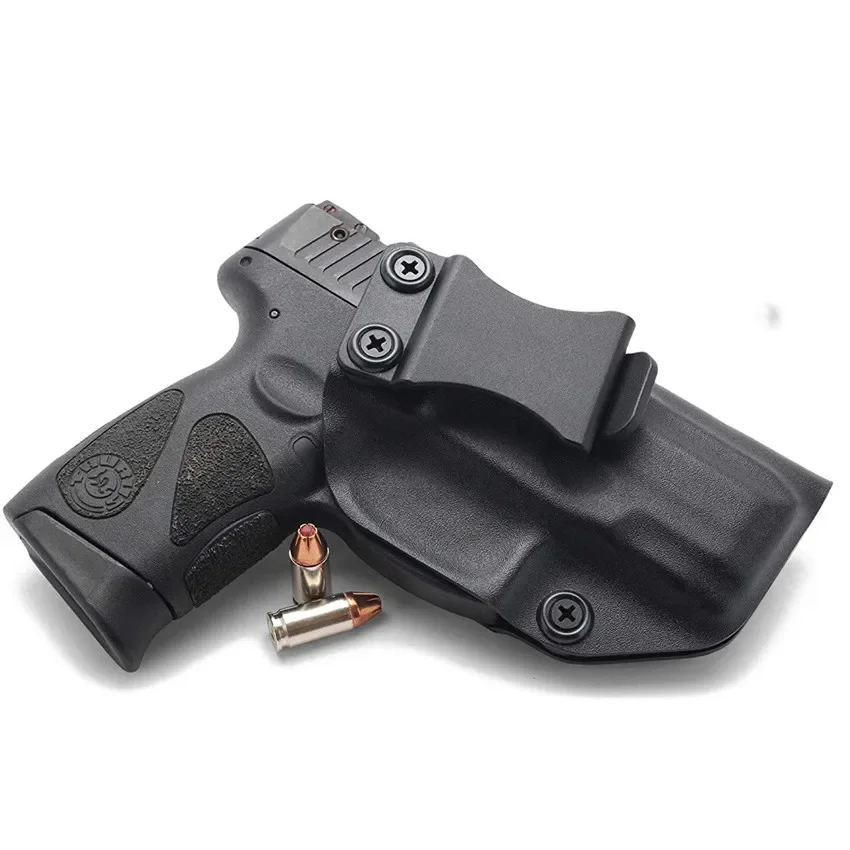 

Inside the Waistband IWB Kydex Left Gun Holster For Taurus PT111 PT140 G2 Millenium G2C Glock 19 23 25 32 Concealed Carry