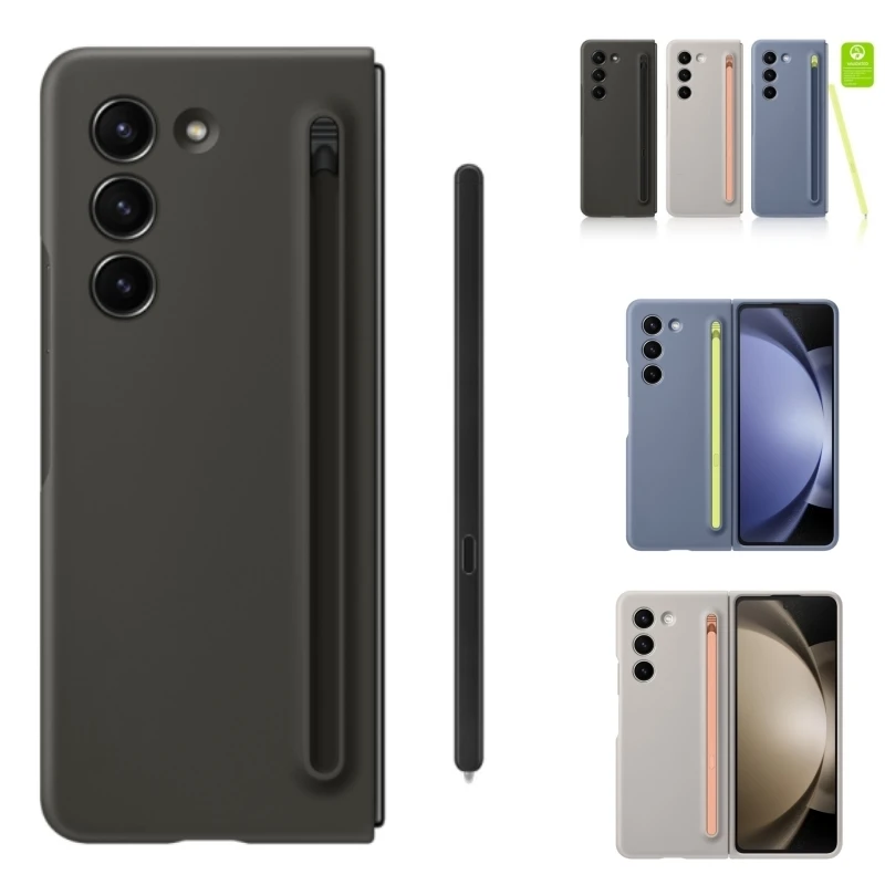 Custodie Per Samsung Galaxy Z Fold 5 S-Pen Custodia Protettiva Originale, Silicone Con Cover S Pen, Ef-Of94P
