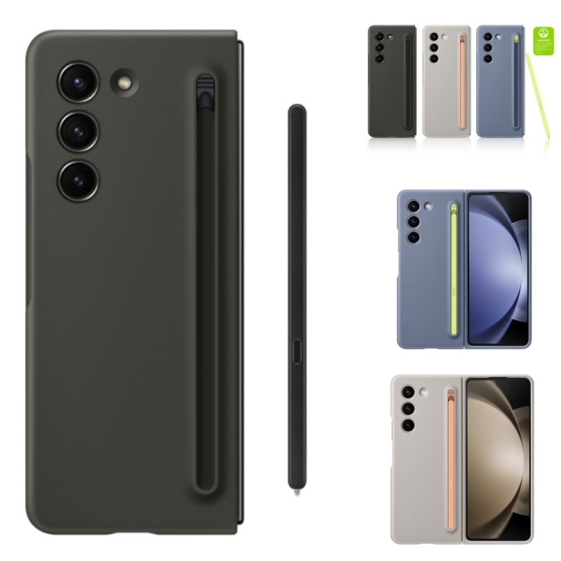 Cases For Samsung Galaxy Z Fold 5 S-Pen Original Protective Case, Silicone with S Pen Cover, EF-OF94P