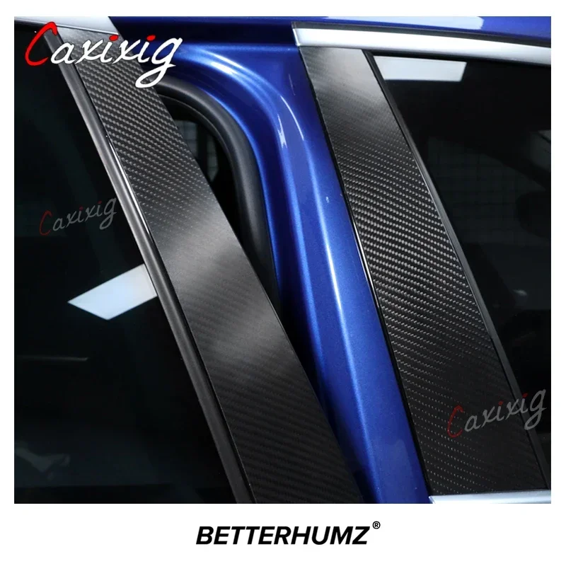 BMW용 탄소 섬유 차체 B C 필러 포스트 커버 트림 장식 스티커, F30, F20, G20, E90, F10, E60, G30, E46, E61, X5, E70, X1, X3 용