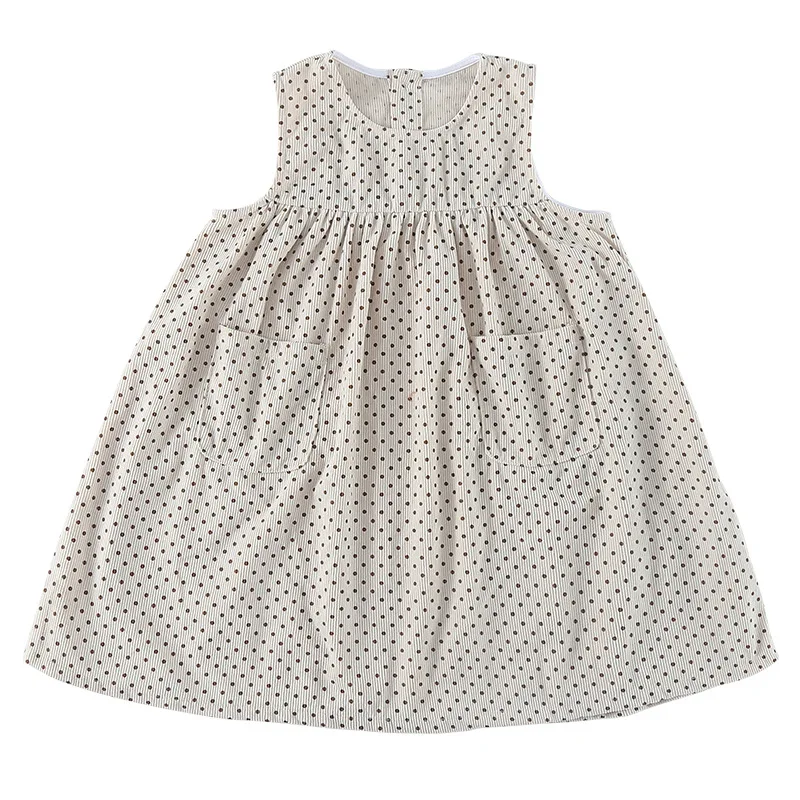 2025 Autumn New Children Sleeveless Dress Corduroy Girls Cute Polka Dot Vest Dress Kids Casual Dress Baby Girl Princess Dress 6 2025 Autumn New Children Sleeveless Dress Corduroy Girls Cute Polka Dot Vest Dress Kids Casual Dress Baby Girl Princess Dress - Image 6