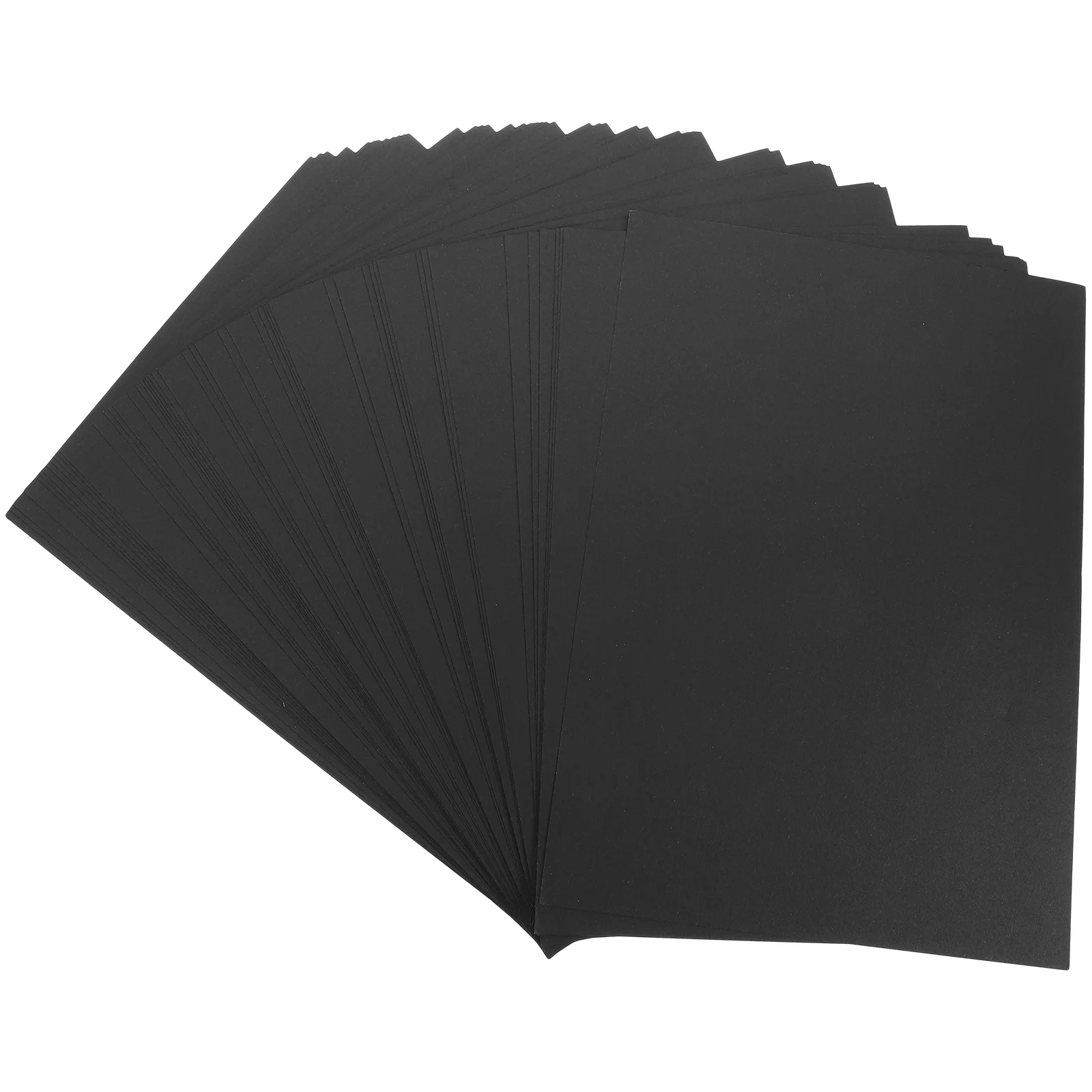 Black Cardboard Greeting Cards Paper for Painting Sketch Drawing Stock Cardstock Paper Graphing Artists